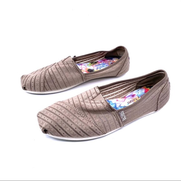 skechers bobs plush urban rose women's flats